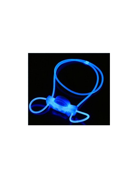 Collier pour chien bleu led lumineux 